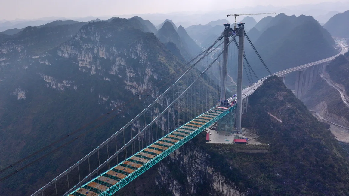 The world’s tallest bridge will open in China this summer